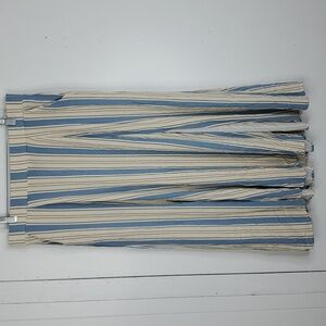 Torrid Maxi Skirt Double Slit Rayon Slub Striped Lightweight Summer Womens 1X